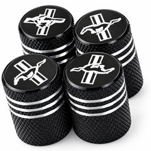 Mustang Tyre Wheel Valve Cap Set For Ford Mustang 2015-26 Models