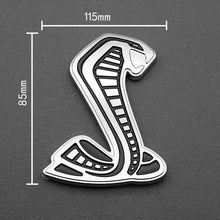 Shelby Cobra GT500 style Grille Badge - Black