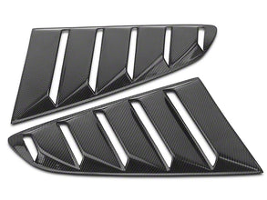 Mustang (15-23) Classic 5 Slot Qtr Louvers - Carbon ABS