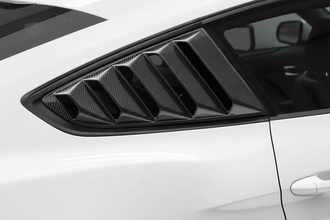 Mustang (15-23) Classic 5 Slot Qtr Louvers - Carbon ABS
