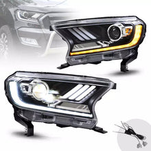 2015-2021 FORD RANGER MUSTANG STYLE SEQUENTIAL LED HEADLIGHTS