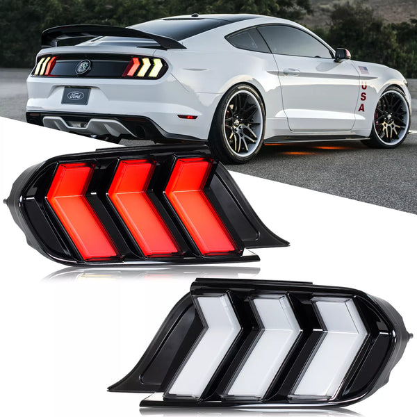 FORD MUSTANG (2015-23) VLAND S650 STYLE LED SEQUENTIAL TAIL LIGHTS