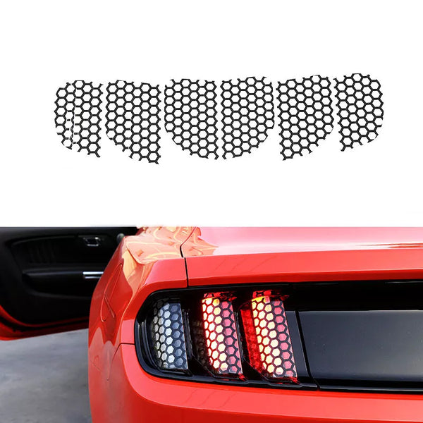 Mustang FM 2015-2017 Honeycomb Taillight Rear Lamp Light Decals