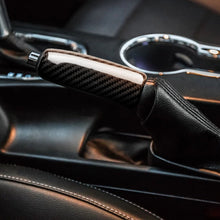 Load image into Gallery viewer, Mustang (15-23) Genuine Carbon Hand Brake Cover Replacement
