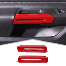 Red Door Handle Cover Set Mustang (15-26)