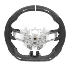 Load image into Gallery viewer, Mustang Black Carbon Steering Wheel w Nappa
