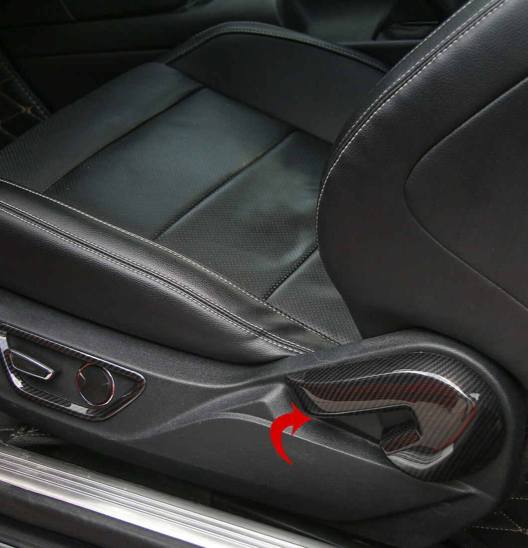 Mustang (15-23) Carbon Look Seat Tilt Adjustment Cover