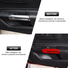Red Door Handle Cover Set Mustang (15-26)