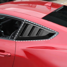 Mustang 2024+ Performance Black Gloss Qtr Window Louvers