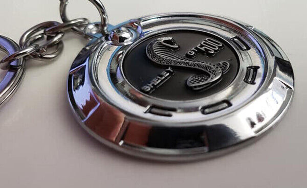 Shelby Cobra Medallion Key Ring