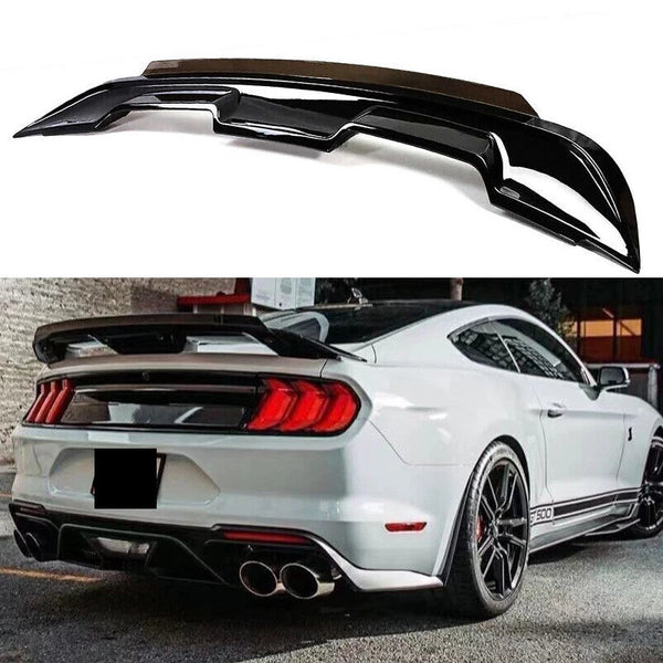Mustang GT500 Style Spoiler + Wickerbill 2015-23