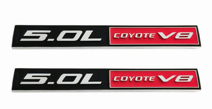 5.0L Coyote V8 Emblem badge set (2 pcs)