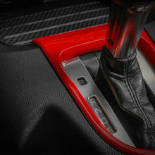 Red ABS Gear Shift Panel Covers Mustang (15-23)