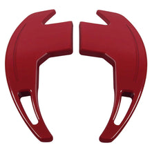 Red Aluminium Paddle Shifters Mustang (15-23)
