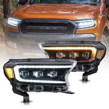 VLAND LED Headlights For 2015-2021 Ford Ranger LED DRL W/ Sequential Head Lamps