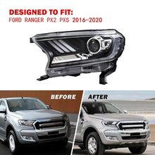 2015-2021 FORD RANGER MUSTANG STYLE SEQUENTIAL LED HEADLIGHTS