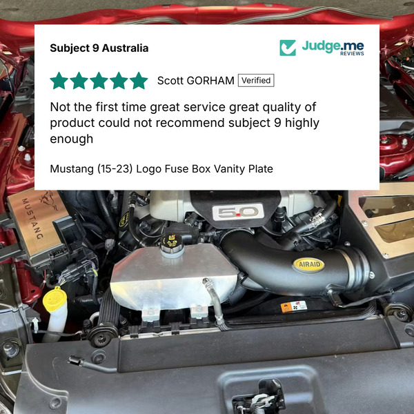 Mustang (15-23) Logo Fuse Box Vanity Plate