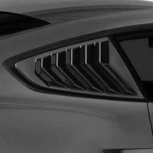 Mustang (15-23) Lambo Style Qtr Window Louvers - Gloss Black