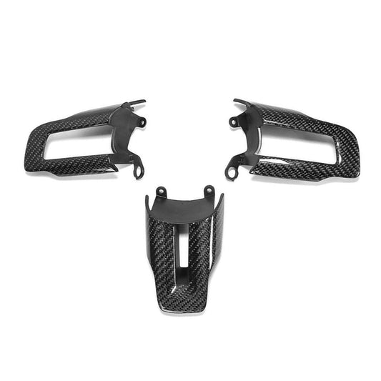 100% Carbon Fiber Steering Wheel Replacement Bezel Mustang (15-23)