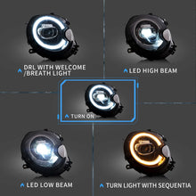 MINI LED Headlight Upgrade - VLAND Sequential LED (Cooper R55 R56 R57 R58 R59 08-15)