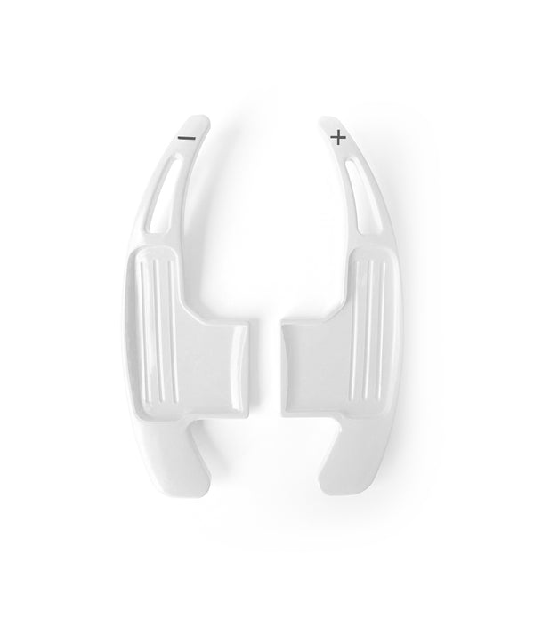 White Aluminium Paddle Shifters - Mustang (2015-23)