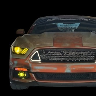 Mustang FM (15-17) Yellow Head light Vinyl Tint Kit
