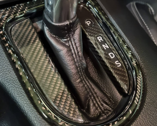 100% Carbon Fiber Inner Gear Shift Cover (RHD) Mustang (15-23)