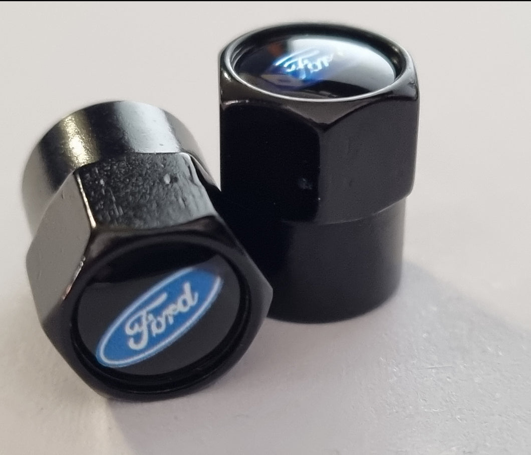 Ford Logo Aluminum Valve Cap Set (Clearance)