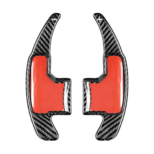 Black Carbon Fiber Paddle Shifters Mustang (15-23)