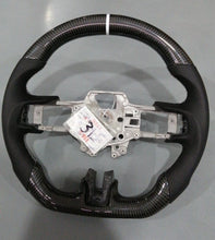 Mustang Black Carbon Steering Wheel w Nappa