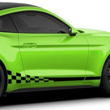 Load image into Gallery viewer, Mustang Side Checkered Decals Set
