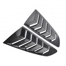 Mustang (15-23) 100% Carbon Lambo Fin Quarter Window Louvers