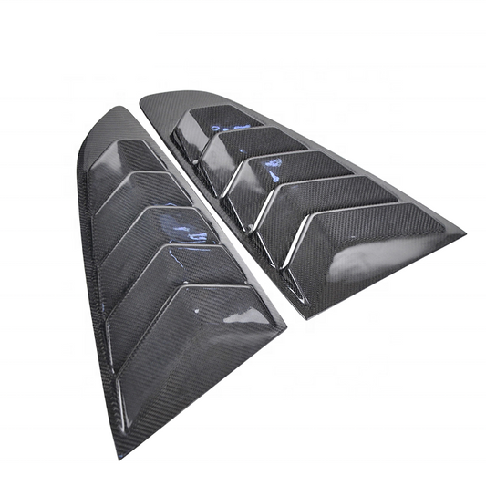 100% Carbon Lambo Fin Quarter Window Louvers (2015-23)