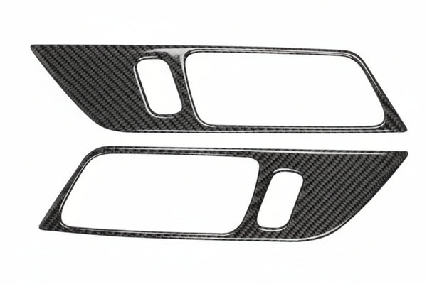 Genuine Carbon Door Lever Surround Set - Mustang (15-25)