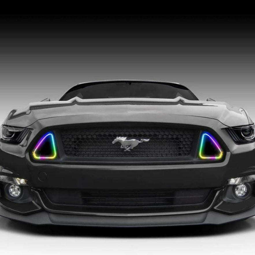 Mustang FM (15-17) Dynamic RGB+A LED Grille Lights