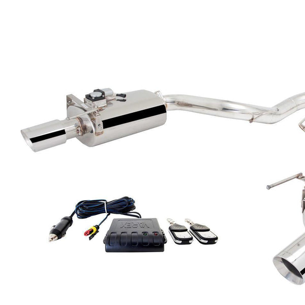 XFORCE Twin 3in Cat-Back Exhaust - Varex Rear Mufflers (Mustang GT 2015-17)