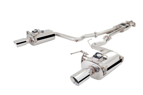 XFORCE Twin 2.5in Cat-Back Exhaust w/Varex Mufflers (Mustang GT 2015-17)