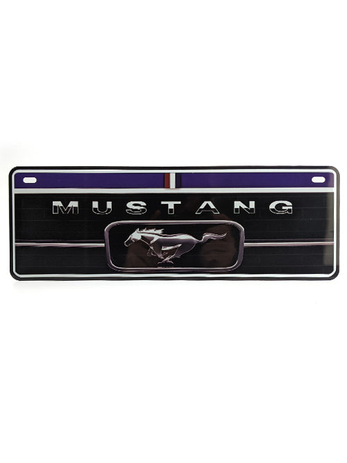 FORD MUSTANG HORSEPOWER NUMBER PLATE