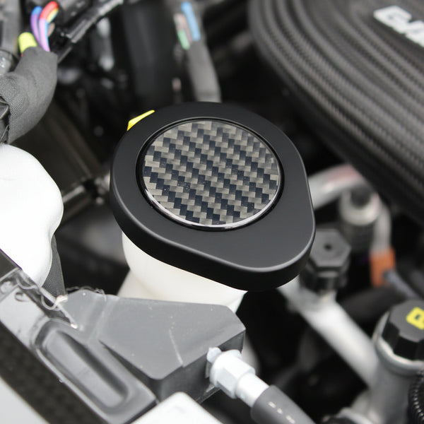 Mustang  (2015-17) 5.0L Shadow Series 4 Cap Set with Carbon Inserts