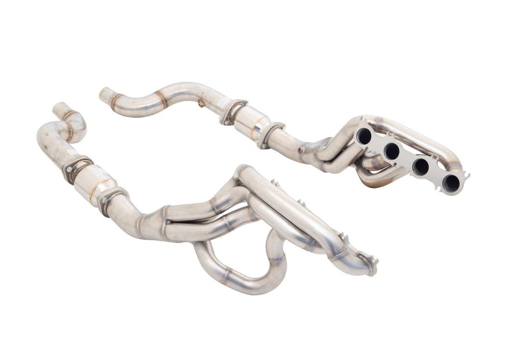 XFORCE 1-7/8in Stainless Header and 3in Metallic Cat Kit (Mustang GT 2018+)