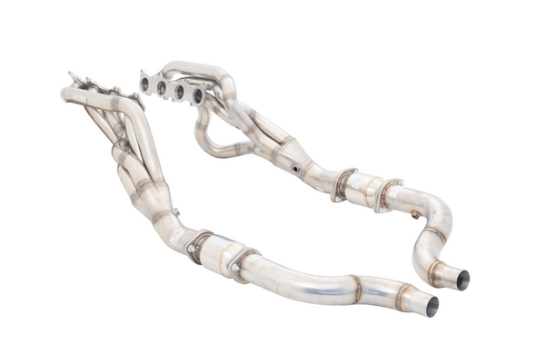 XFORCE 1-7/8in Stainless Header and 3in Metallic Cat Kit (Mustang GT 2018+)