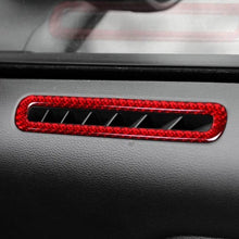 Load image into Gallery viewer, Mustang (15-23) Red Carbon Look Door AC Cover
