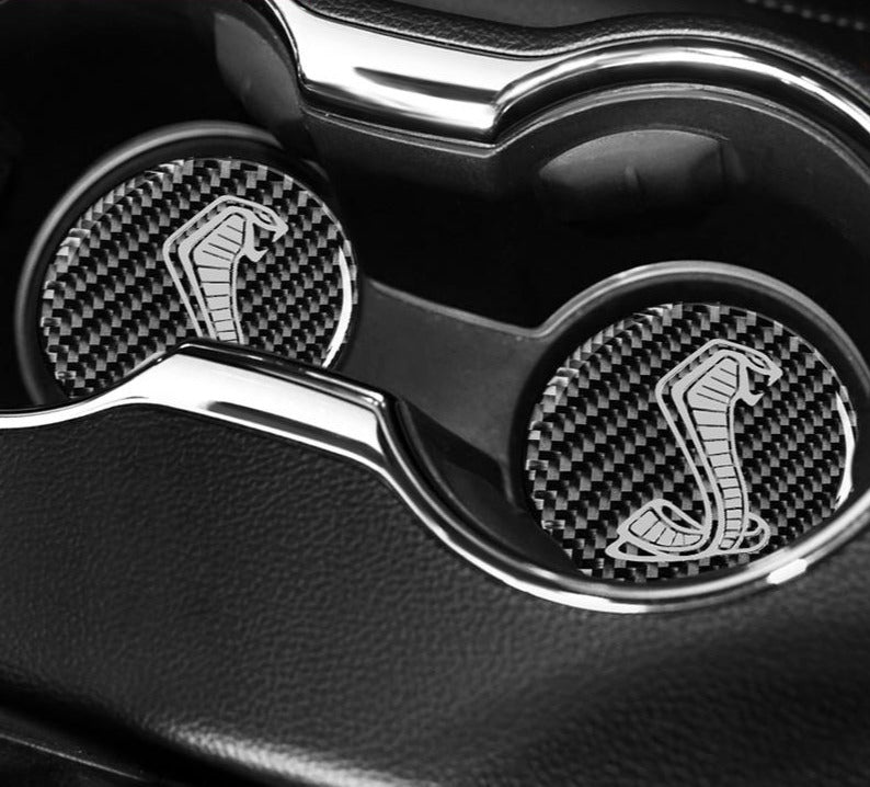 Mustang (15-23) Shelby Carbon Fiber Coasters Pad