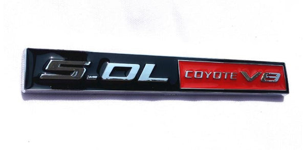 5.0L Coyote V8 Emblem badge (1 pc)