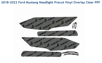 Mustang FN (18-23) Headlight Precut Clear PPF