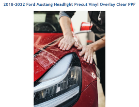 Mustang FN (18-23) Headlight Precut Clear PPF