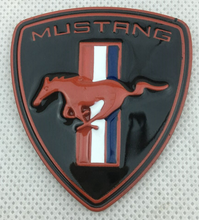 Load image into Gallery viewer, Mustang Tri-bar Shield Badge Set
