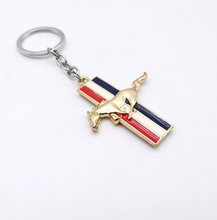 Load image into Gallery viewer, Mustang GT Metal 3D Horse keyring
