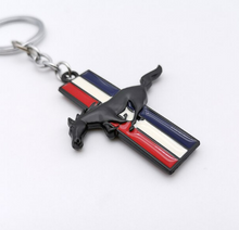 Load image into Gallery viewer, Mustang GT Metal 3D Horse keyring
