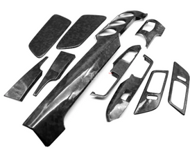 Mustang (15-23) Forged Carbon Interior 10 Piece Kit (RHD)